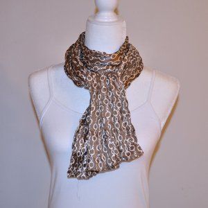 English Bit Polyester Scarf